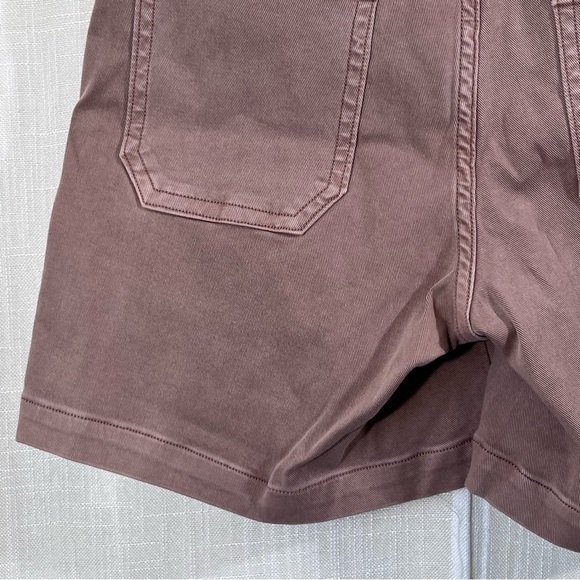Spanx NWT Stretch Twill Shorts 6” Mauve Size XS - Picture 12 of 16